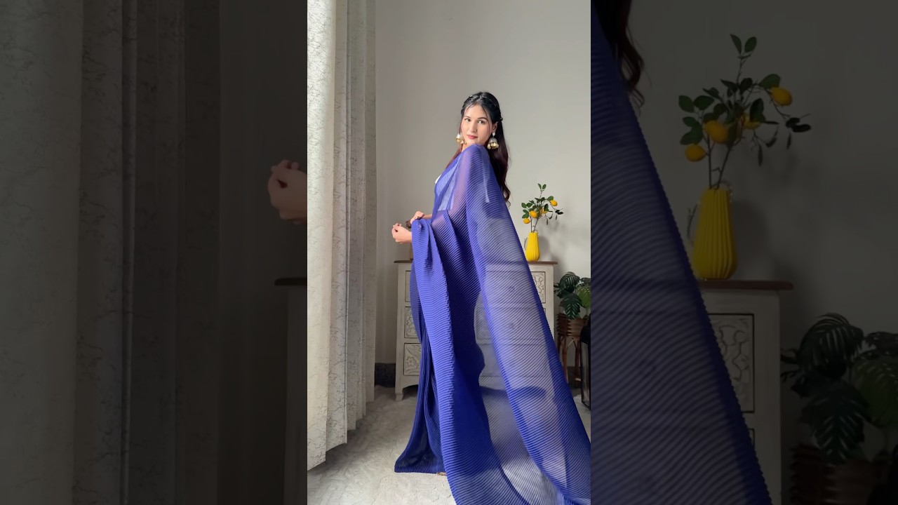 Meesho farewell saree Haul💙✨||Swati Rathi #farewell #saree #meesho