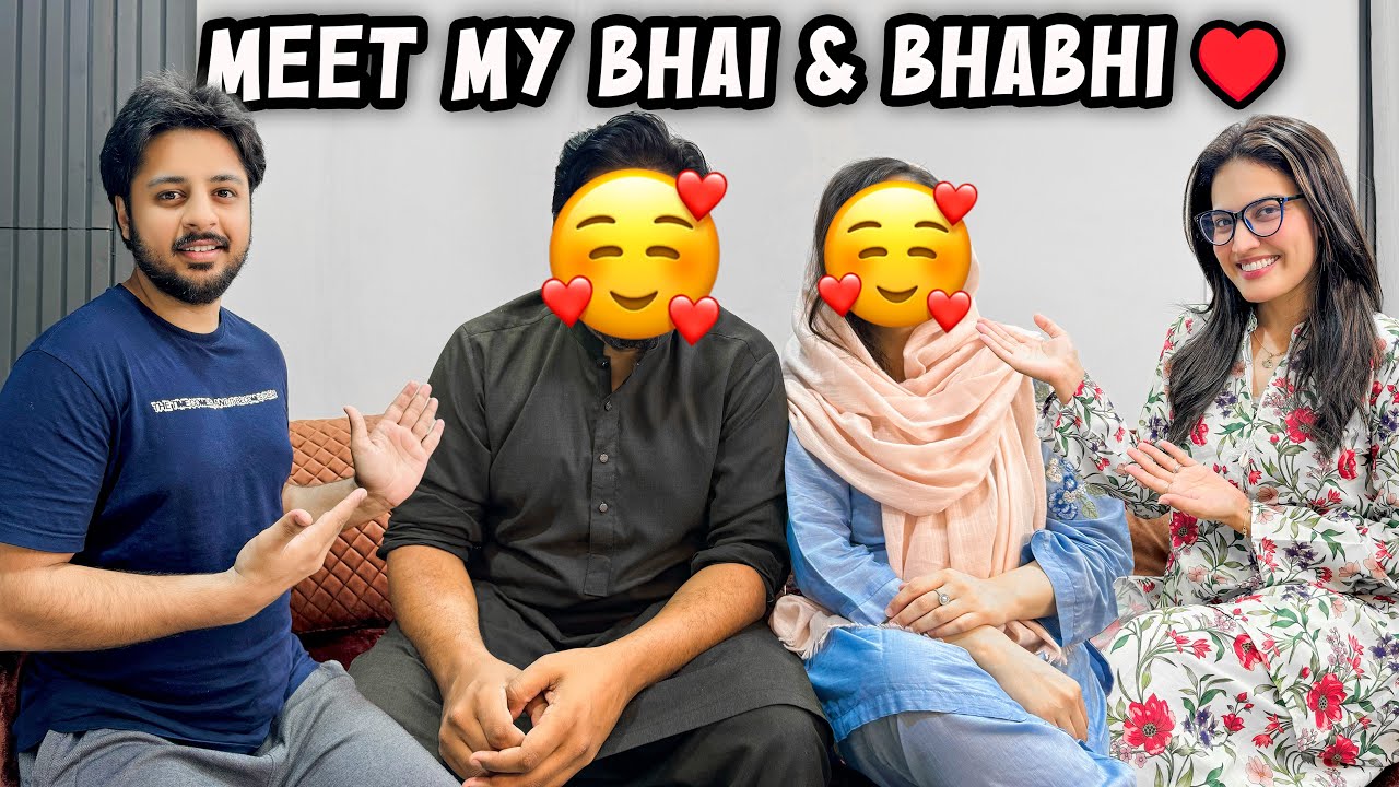 MEET MY BHAI & BHABHI ❤️ | Vlogs Mai Kyun Nahe Aty? 🤔 | Love Marriage Or Arrange Marriage? 🥰