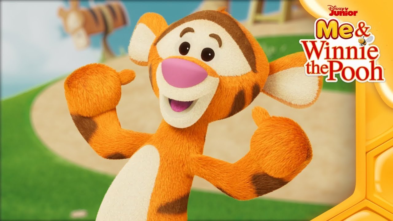 Meet Tigger 🧡 | Me & Winnie the Pooh 🍯 | Vlog 2 | @disneyjr