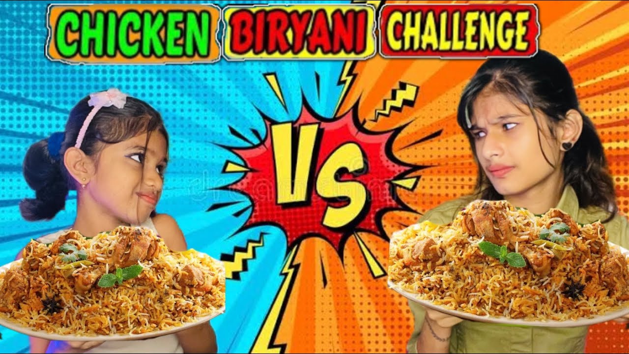 Mega Chicken Biriyani Eating Challenge🥳🤤😂 | Tiyakutty😍 | thejathangu😉