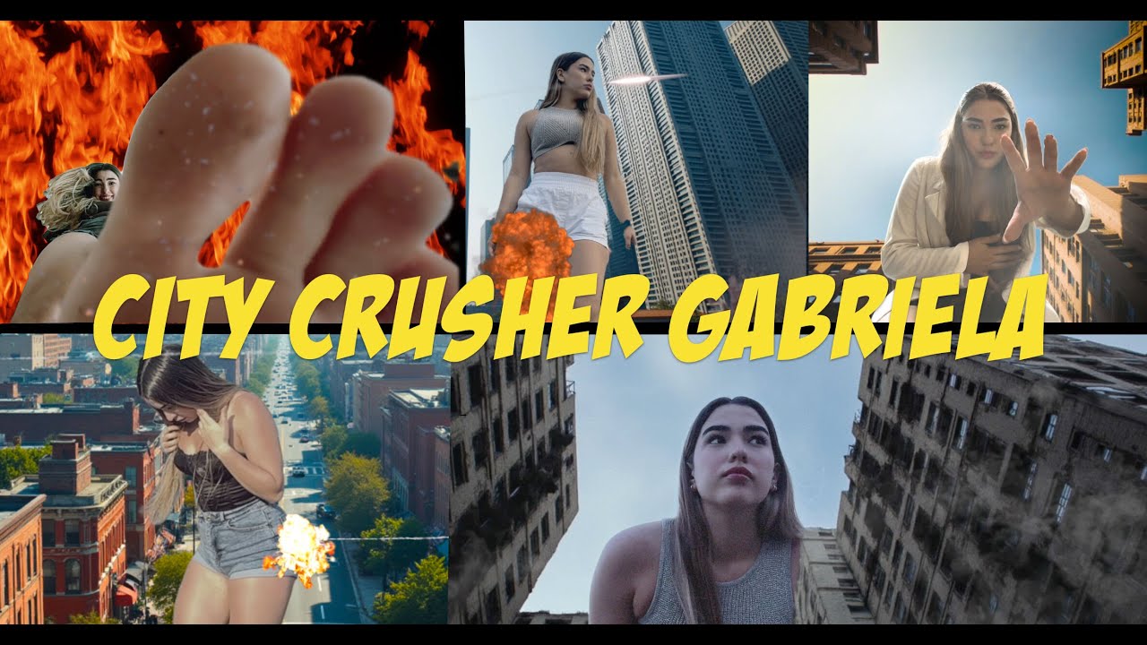 Mega Giantess Gabriella New production!
