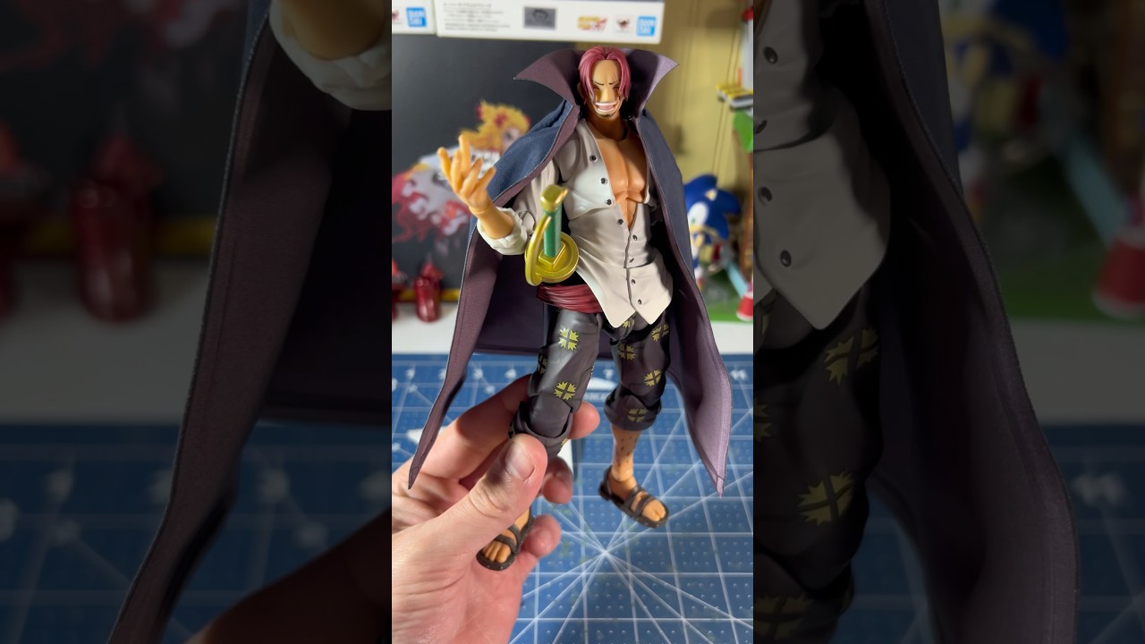 MEGAHOUSE VARIABLE ACTION HEROES SHANKS IS HERE!!! #onepiece #shanks #anime #actionfigures #luffy