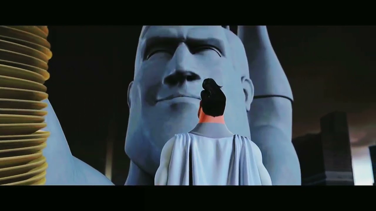 Megamind - Metro Man Fakes His Death | [HDR Upscaled]