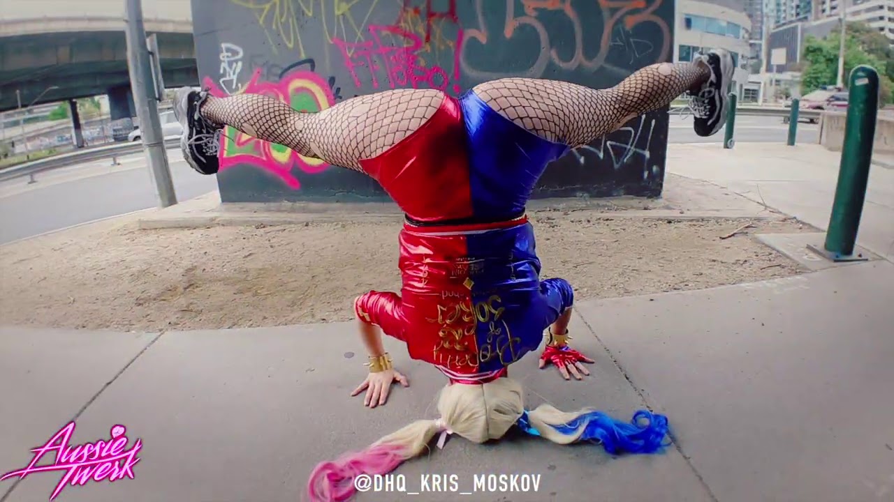 Megan Thee Stallion - Don’t Stop | Harley Quinn Halloween Cosplay by Kris Moskov from Aussie Twerk