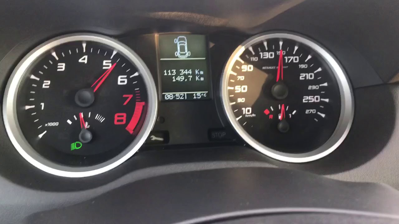 Megane 2 rs stage +  1 éthanol 268 ch/390nm 100-200