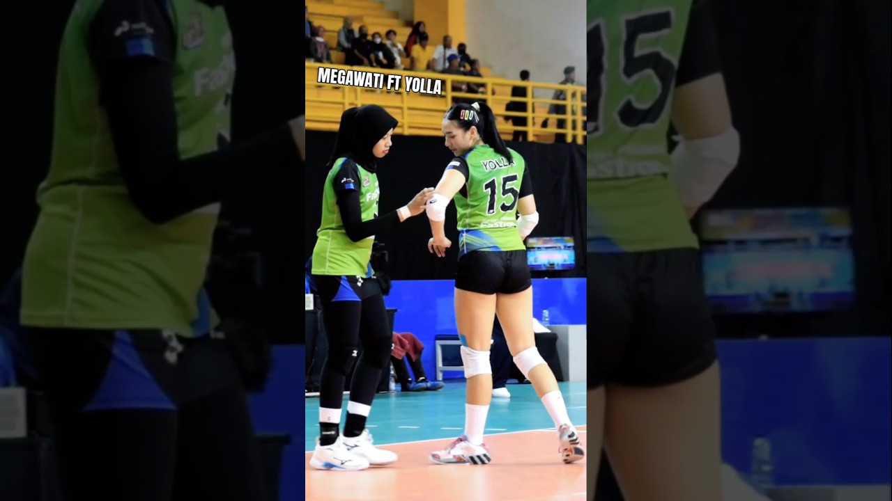 Megawati duet Yolla Yuliana saat Proliga #volleyball #shorts #megawati #yollayuliana #proliga