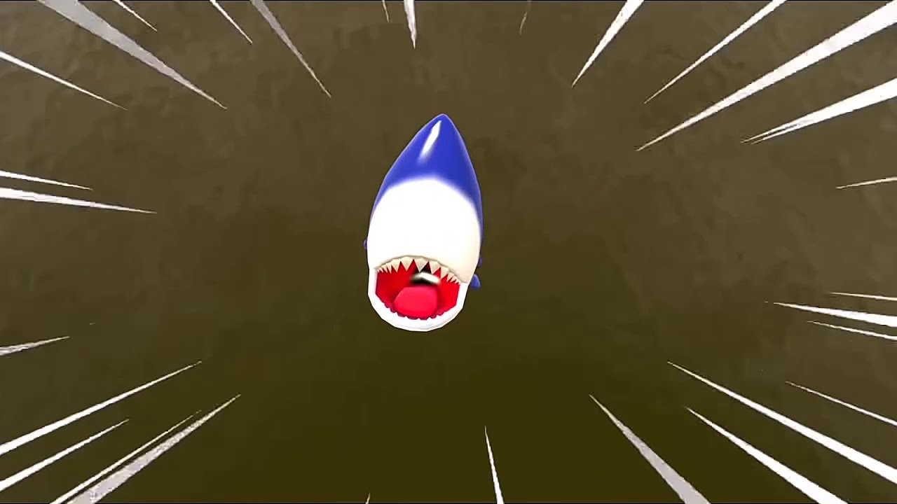 meggy fart on shark