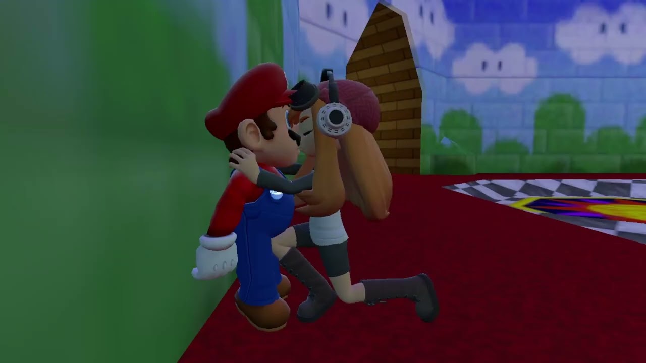 Meggy Kisses Mario