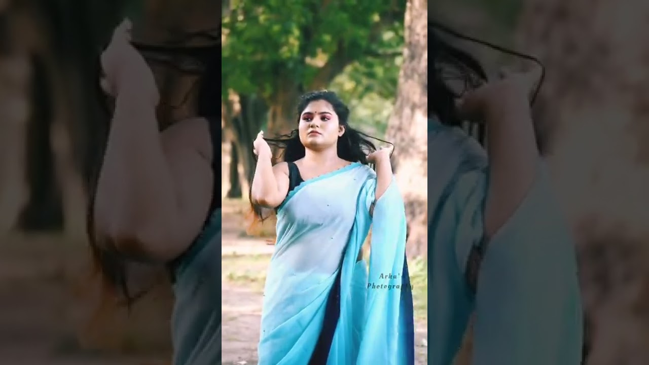 MEGHA | OUTDOOR SAREE VIDEO | BONG BEAUTY