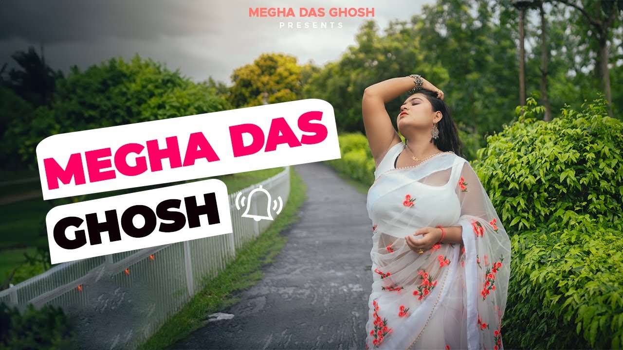 MEGHA DAS GHOSHMEGHA DAS GHOSH IN WHITE NET SAREE | OUTDOOR FASHION SHOOT IN GORGEOUS SAREE