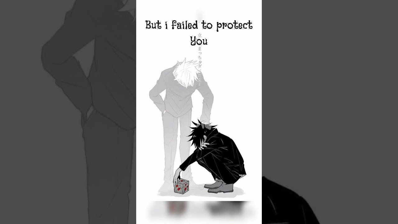 MEGUMI AND GOJO'S STORY🙂🦋 #jujutsukaisen #jjk #gojo #megumi #megumifushiguro #sad #anime #shorts#fyp