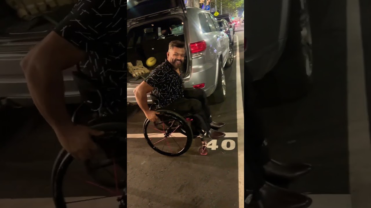 Melbourne city life in wheelchair ❤️🫶🏽👨🏿‍🦽🐅 #song #tamil #srilanka #trending