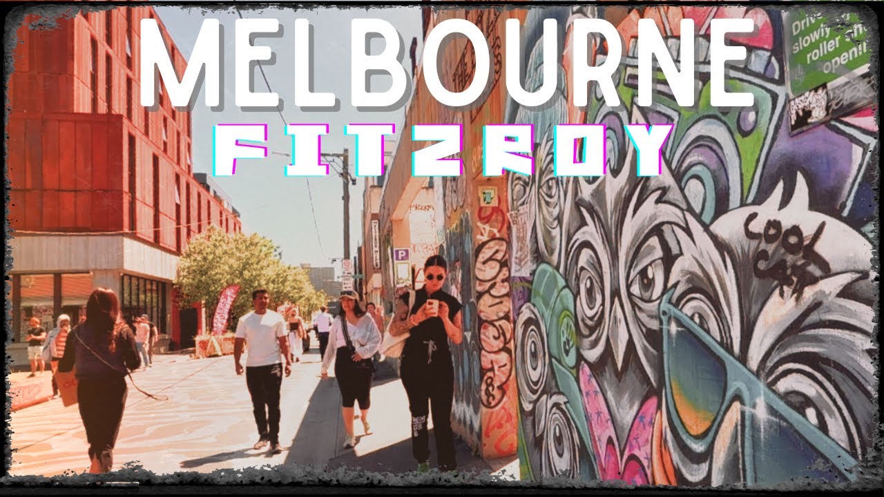 Melbourne Vlog | Fitzroy Cool cafes, street food, Lune Croissants, shopping , markets & street art