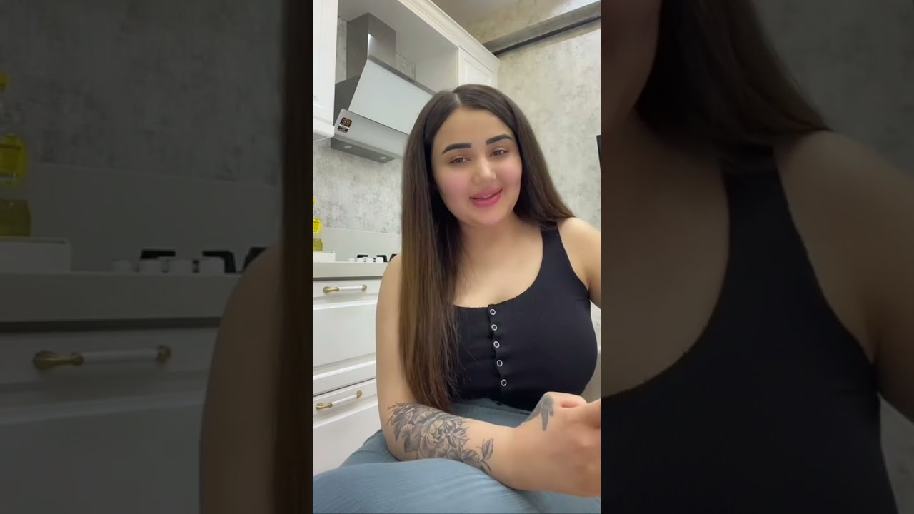 melekazad sitting relaxed on a kitchen chair #melekazad #melek #azad #viral #live #dailyvlog