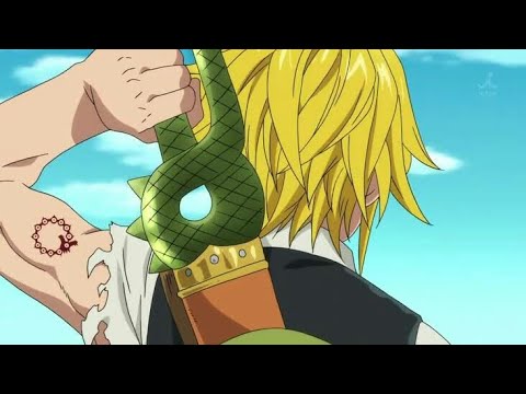 Meliodas salva a Elizabeth / Elizabeth encuentra a Meliodas el Dragón