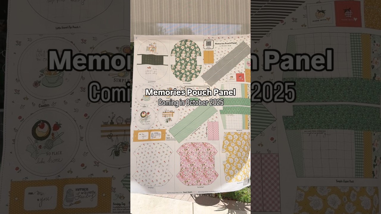 Memories Pouch Panel | Minki Kim Fabric