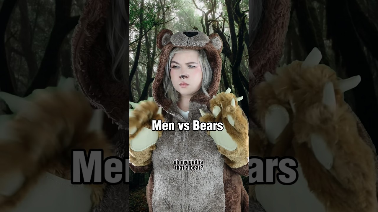 Men vs Bears #shorts