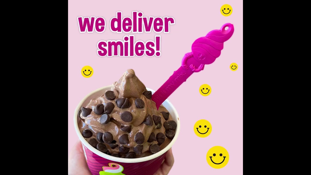 Menchie's deliver smiles - come order through #doordash #ubereats  and #grubhub b
