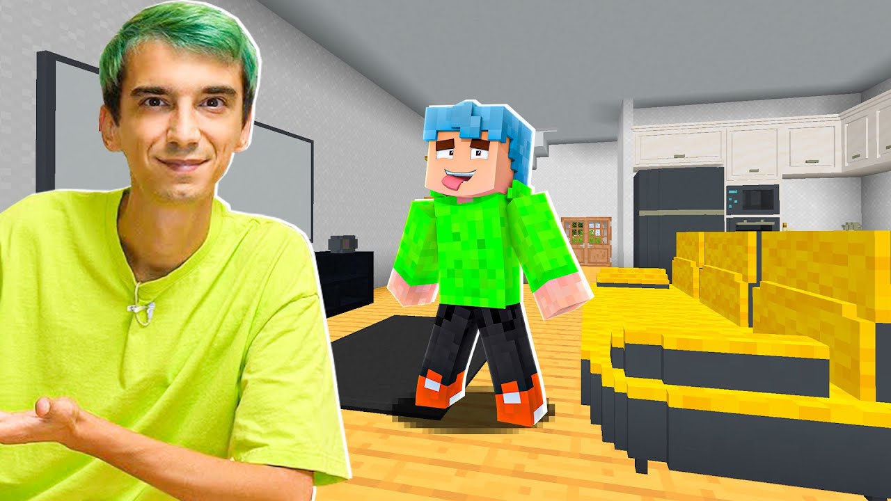 Mendebur Lemur EV VLOGU ama Minecraft Versiyonu 😂