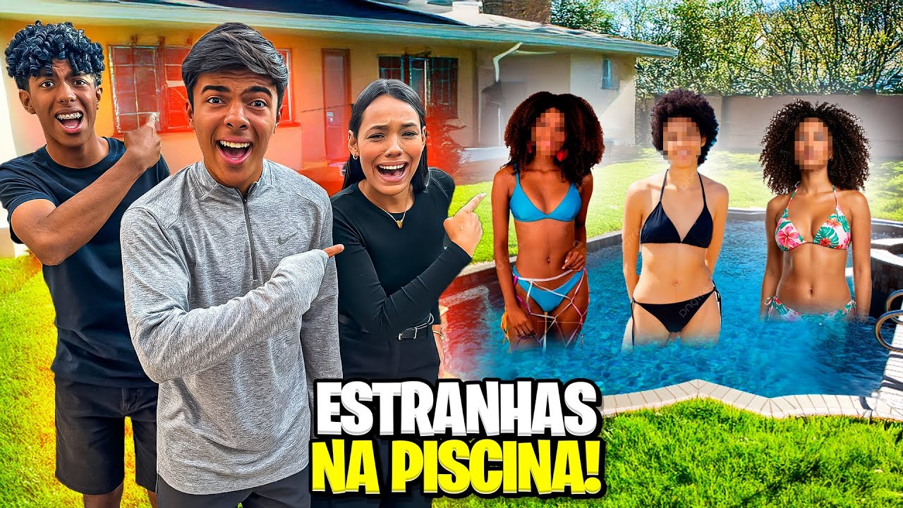 MENINAS ESTRANHAS INVADIRAM A PISCINA DA ANTIGA CASA!😱 *como elas invadiram!!