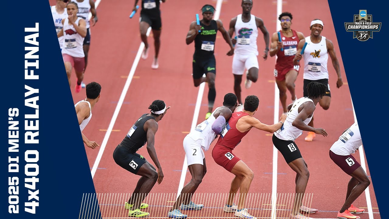 Men's 4x400m final - 2025 NCAA outdoor track and field championships