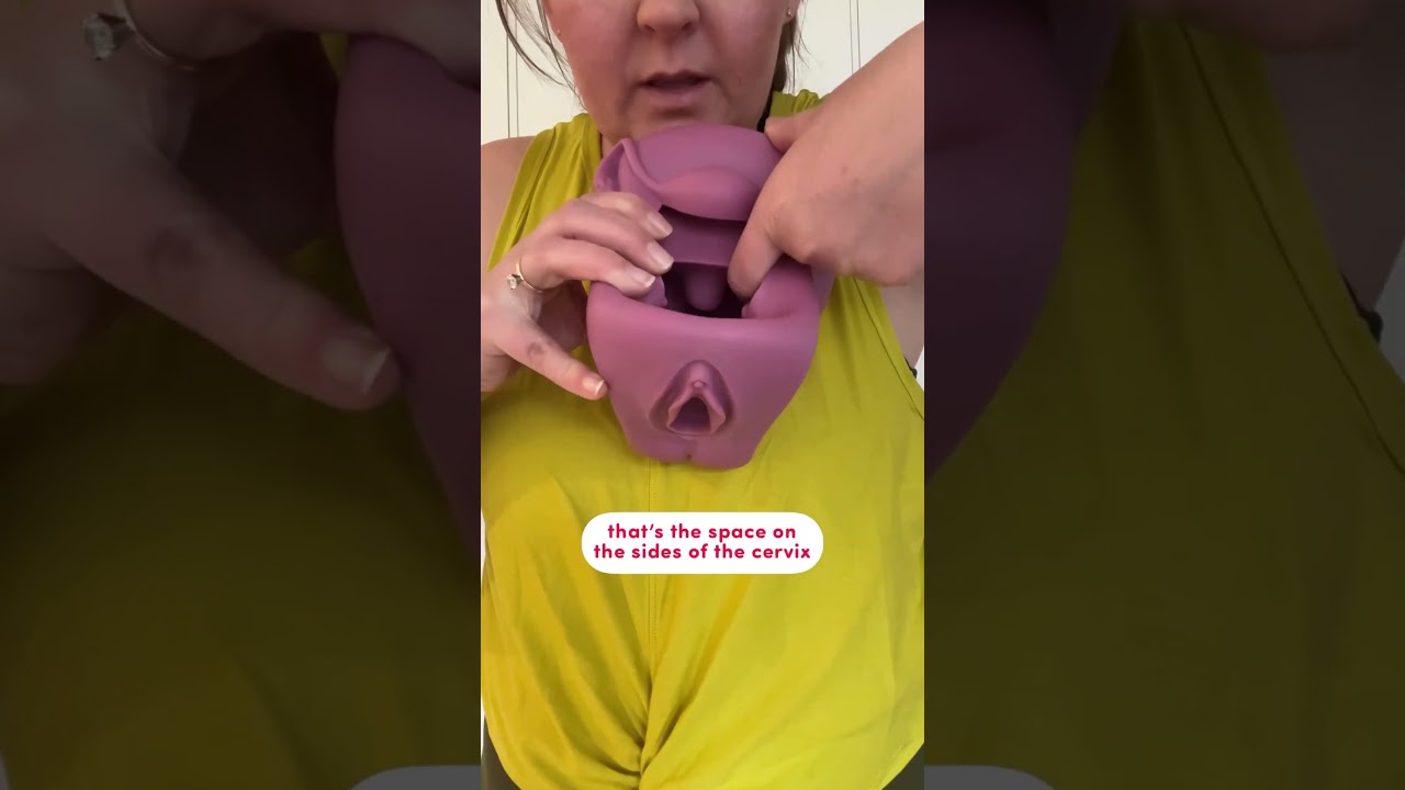 Menstrual disc vs cup placement #menstrualcup #menstruationmatters