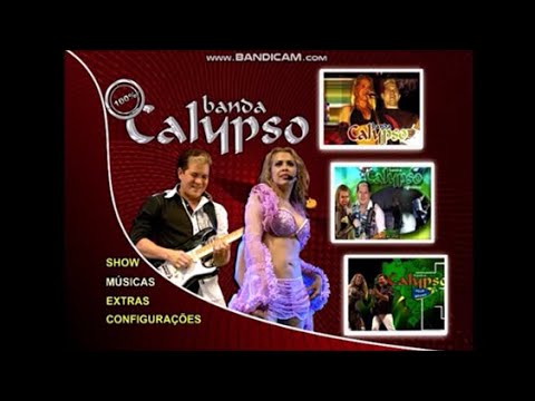 Menu do DVD - Banda Calypso - Coletânea 100% - 2008