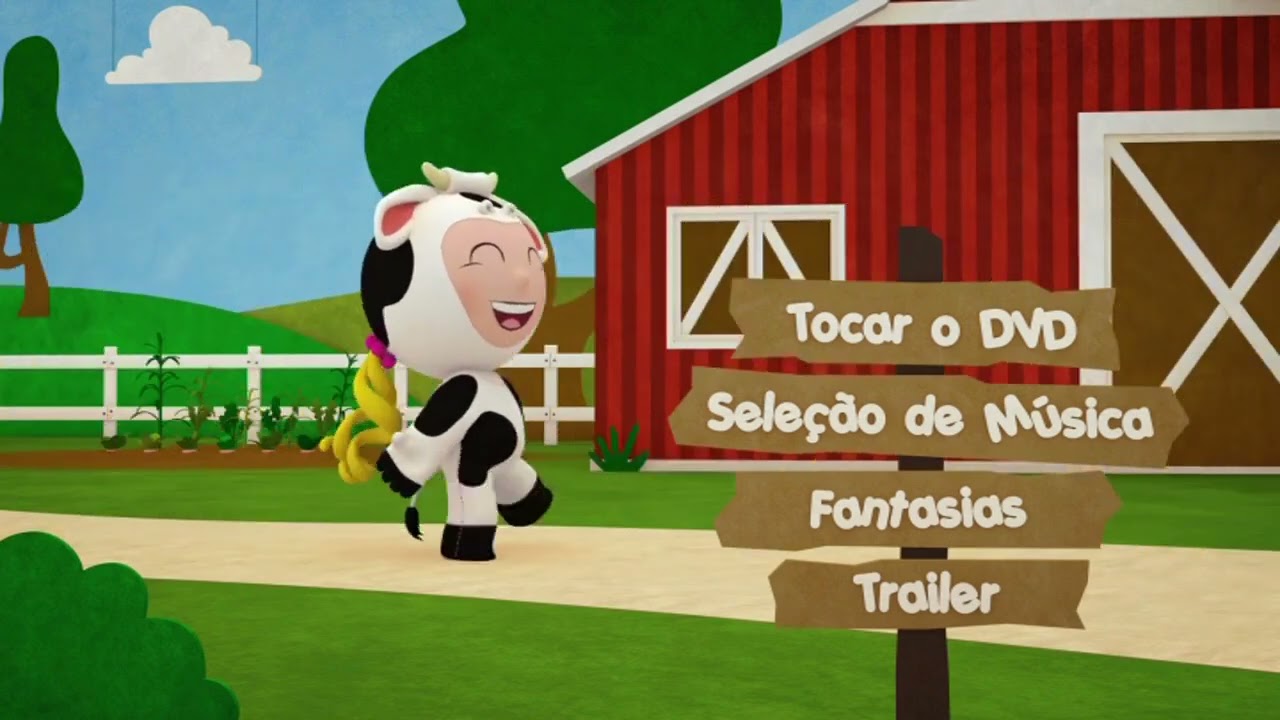 Menu DVD Os Pequerruchos na Fazenda