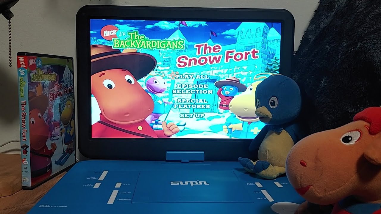 Menu Walkthrough Of The Backyardigans: The Snow Fort DVD From 2005❄️🌨🎿