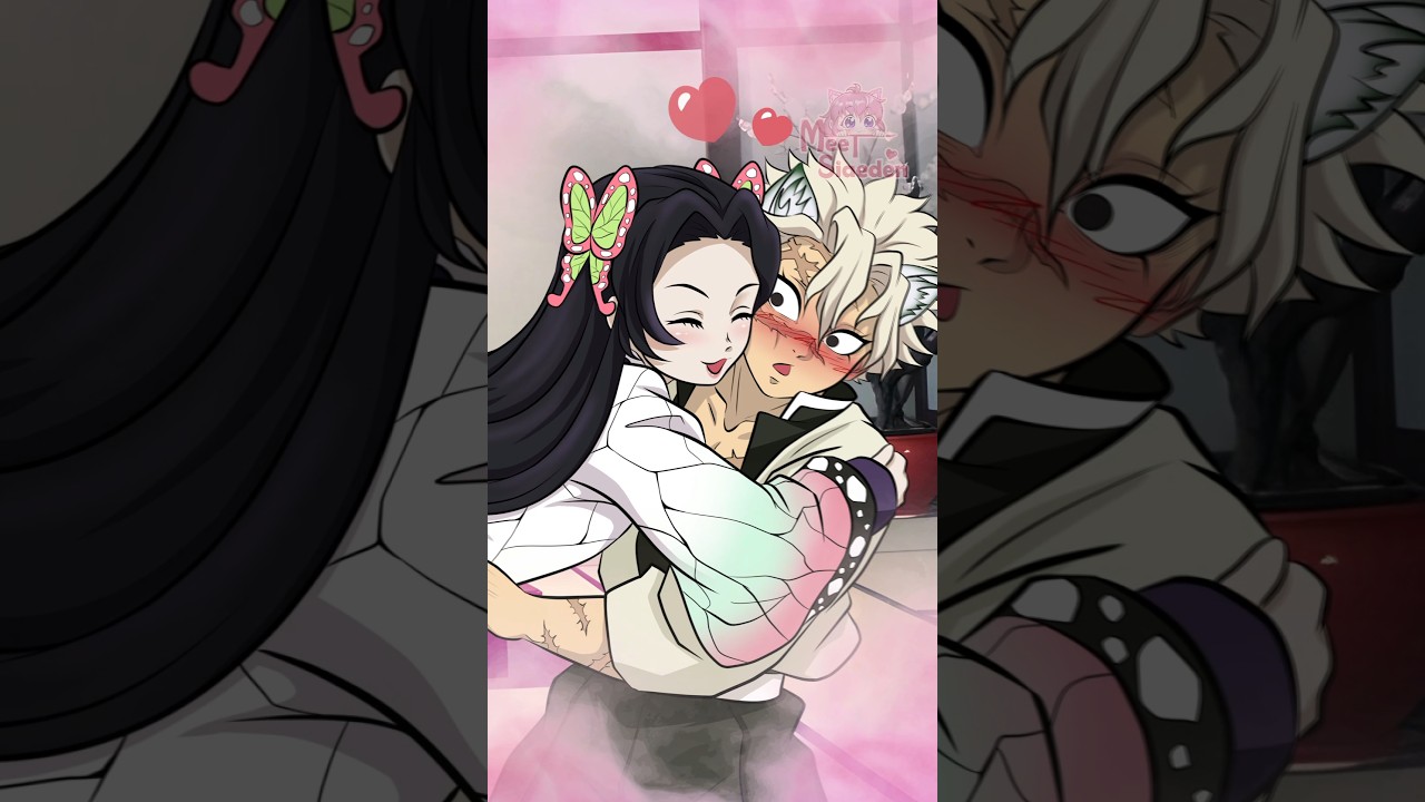 😻Meow I Sanemi x Kanae 🌸💚 ニャー #KimetsuNoYaiba #DemonSlayer