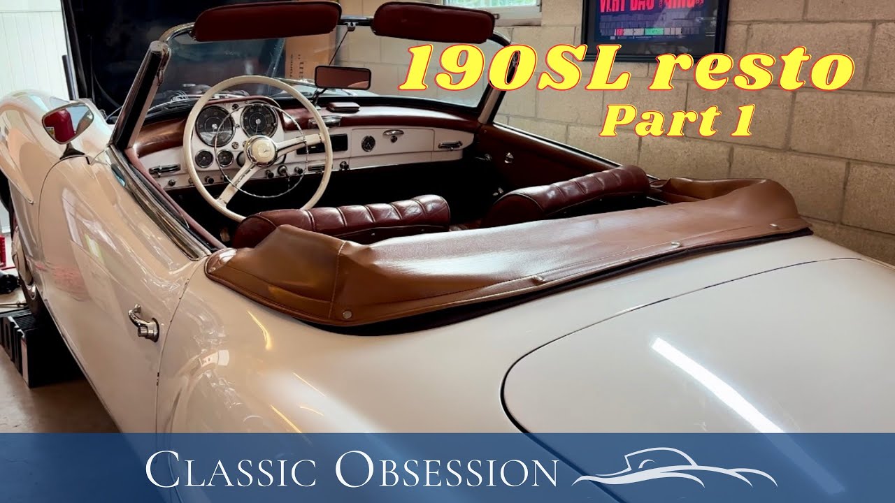 Mercedes 190SL Restoration Part 1 | 300SL Roadsters & Gullwings Galore! | Classic Obsession | Ep 34