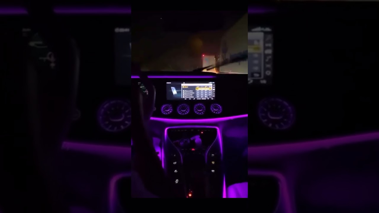 Mercedes gece otoban Snap story
