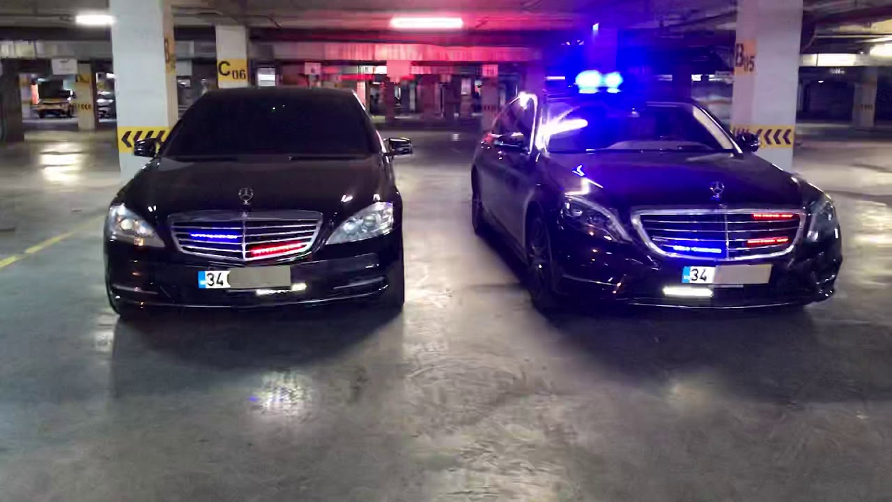Mercedes s 500 siren cakar uygulamasi iyi seyirler