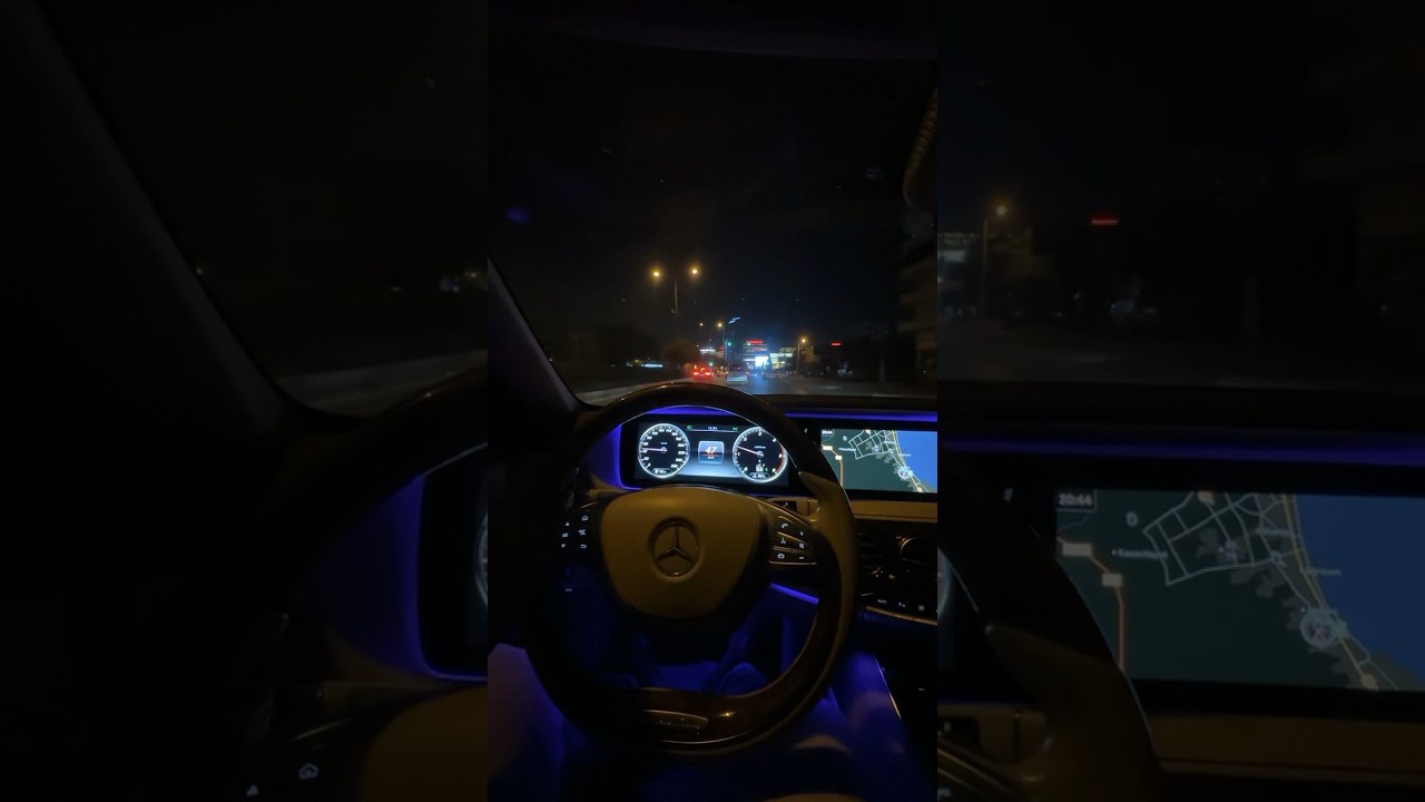 Mercedes S350 - Gece snapi