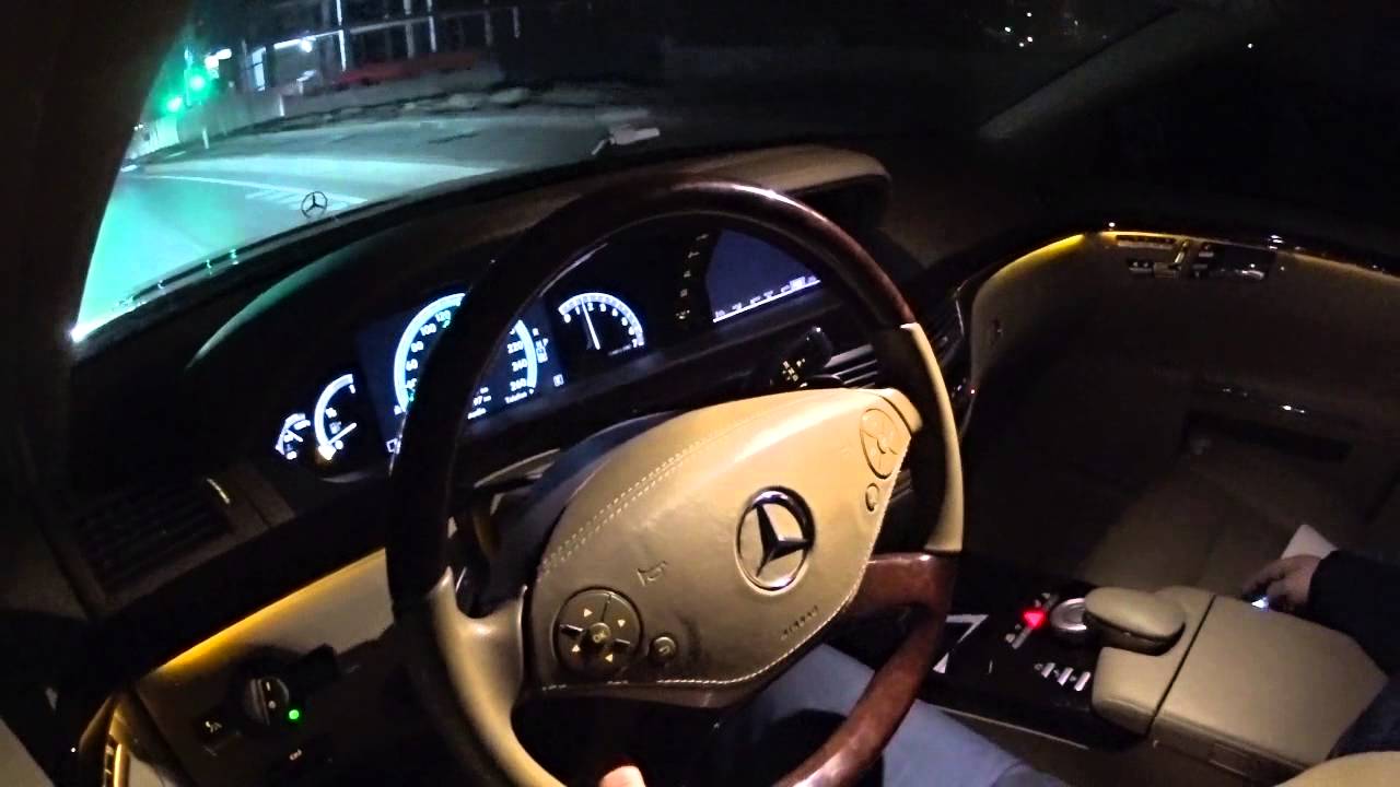 mercedes S350 4MATİK gece