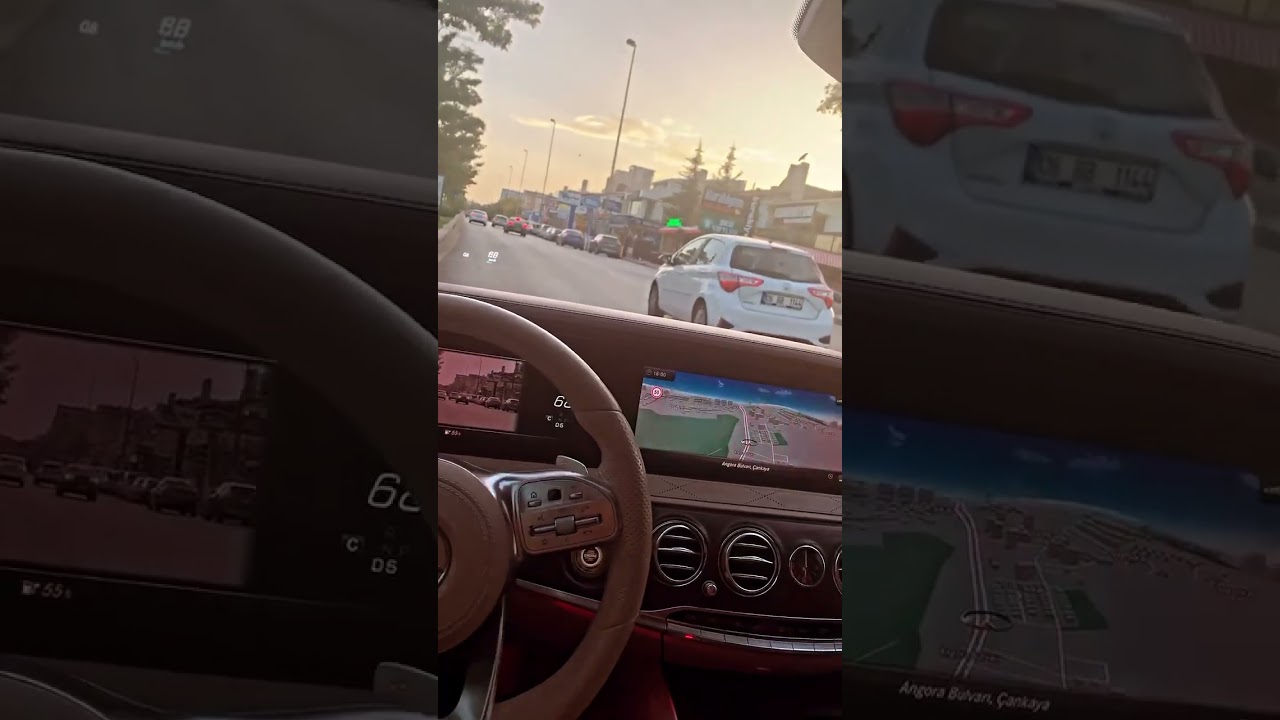 Mercedes S350 akşam üstü #snep #stori