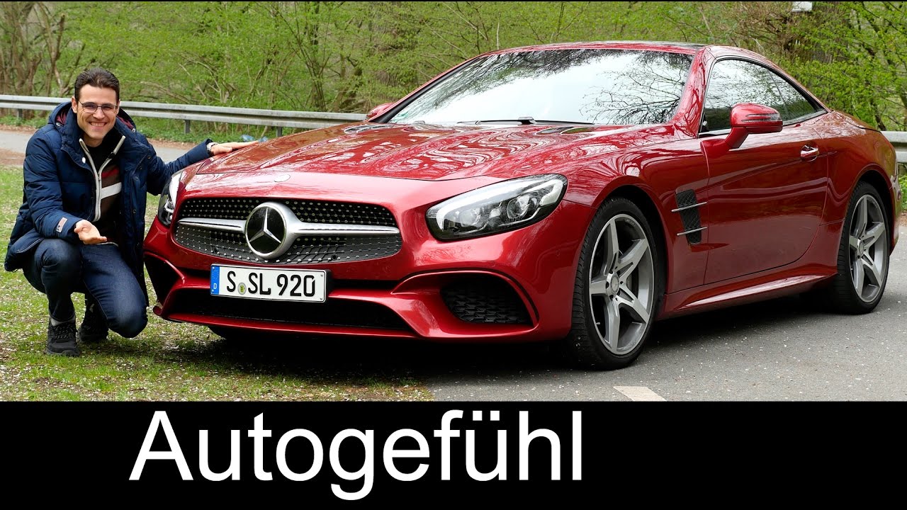 Mercedes SL FULL REVIEW Facelift SL 400 / SL SL 450 test driven 2018/2017
