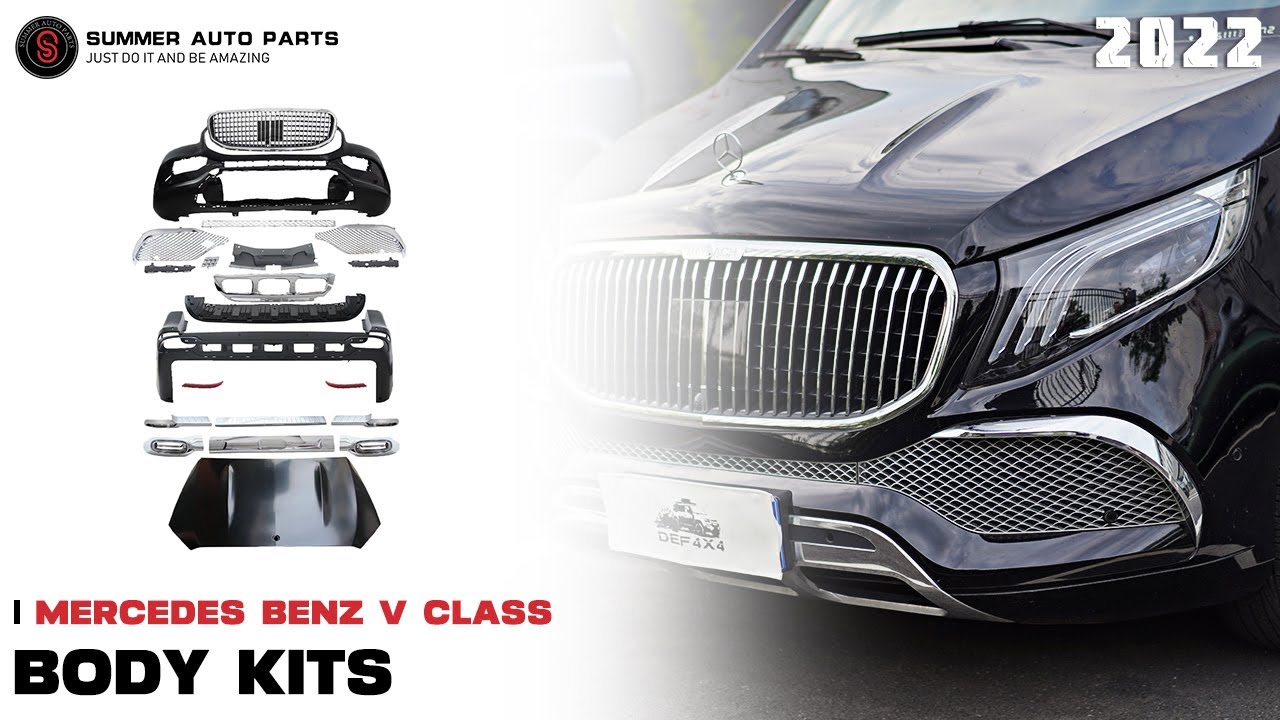 Mercedes V-Class, Vito W447 Upgrade To Maybach Bodykit