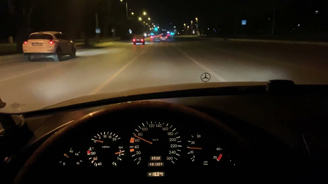 Mercedes W140 S320 ile Cengiz Kurtoğlu eşliğinde akşam gezmesi..
