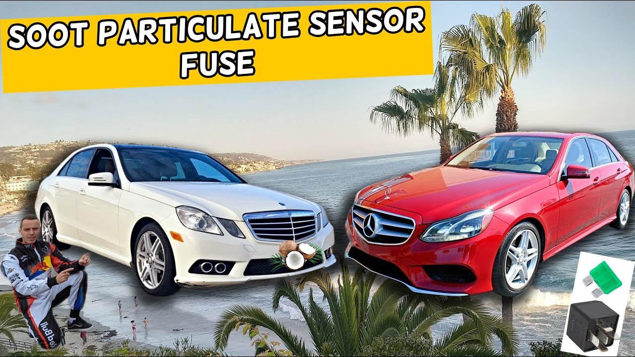 MERCEDES W212 E CLASS SOOT PARTICULATE SENSOR FUSE LOCATION E350 E400 E250 E200 E220 E250 CDI BLUETE