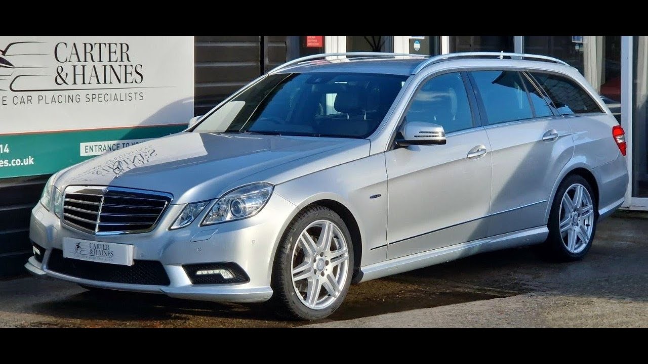 MERCEDES-BENZ ESTATE E250 CGI BLUEEFF SPORT ESTATE - PERFECT HISTORY - LOVELY EXAMPLE (2010/60)