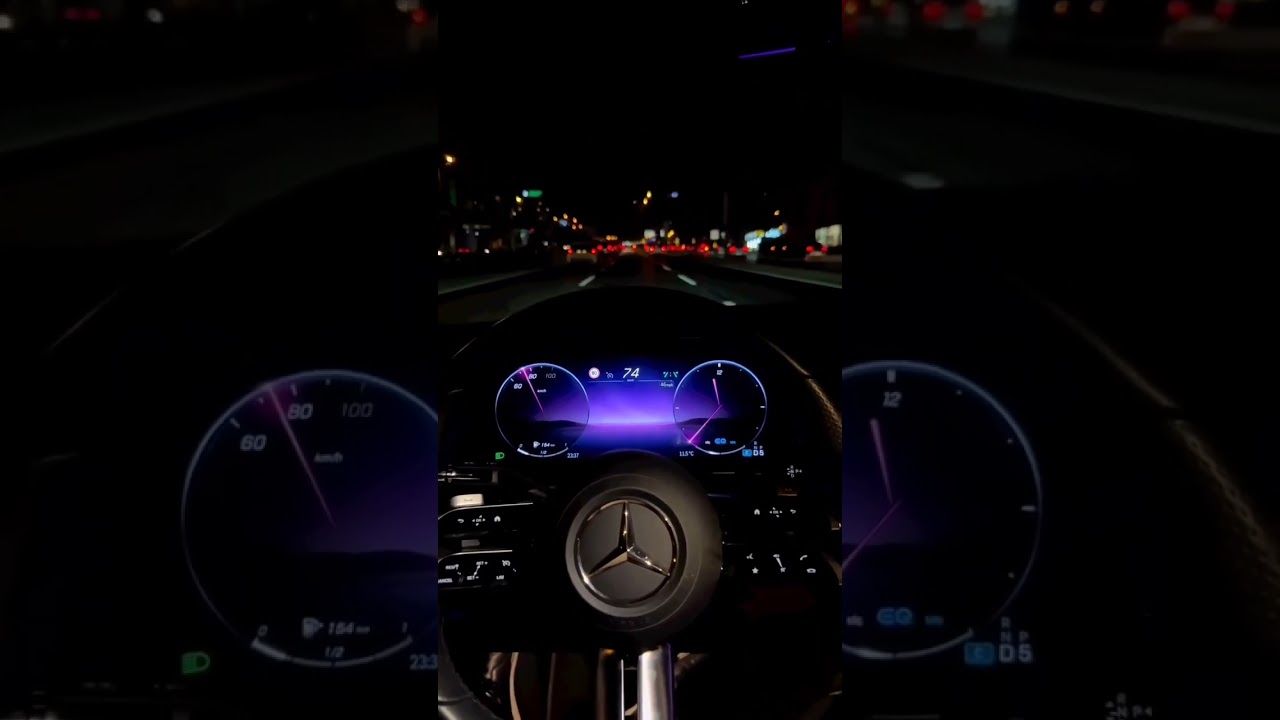 Mercedes-Benz gece story #mercedes #mercedesbenz #mercedess500