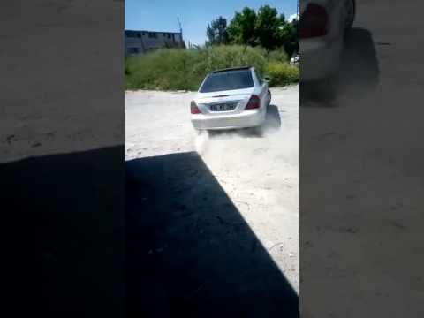 Mercedesle ölümüne kayma !