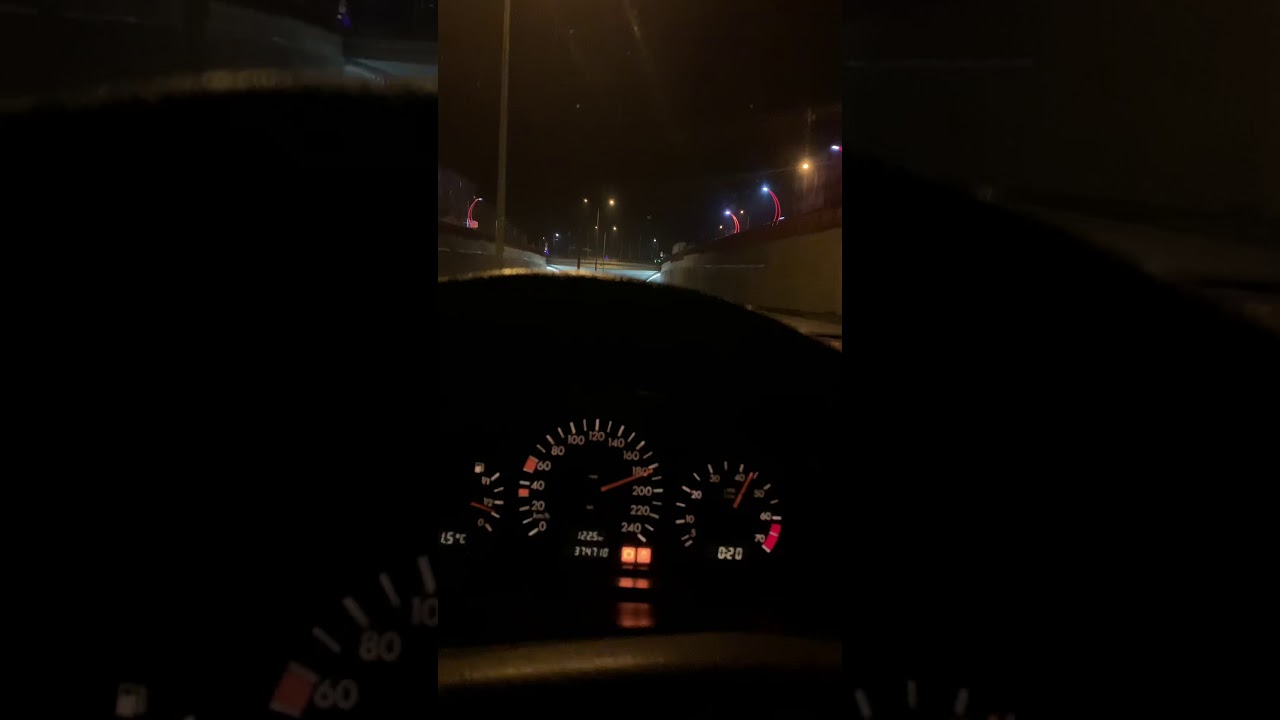 Mercedez e200 kompresör tam gaz snap