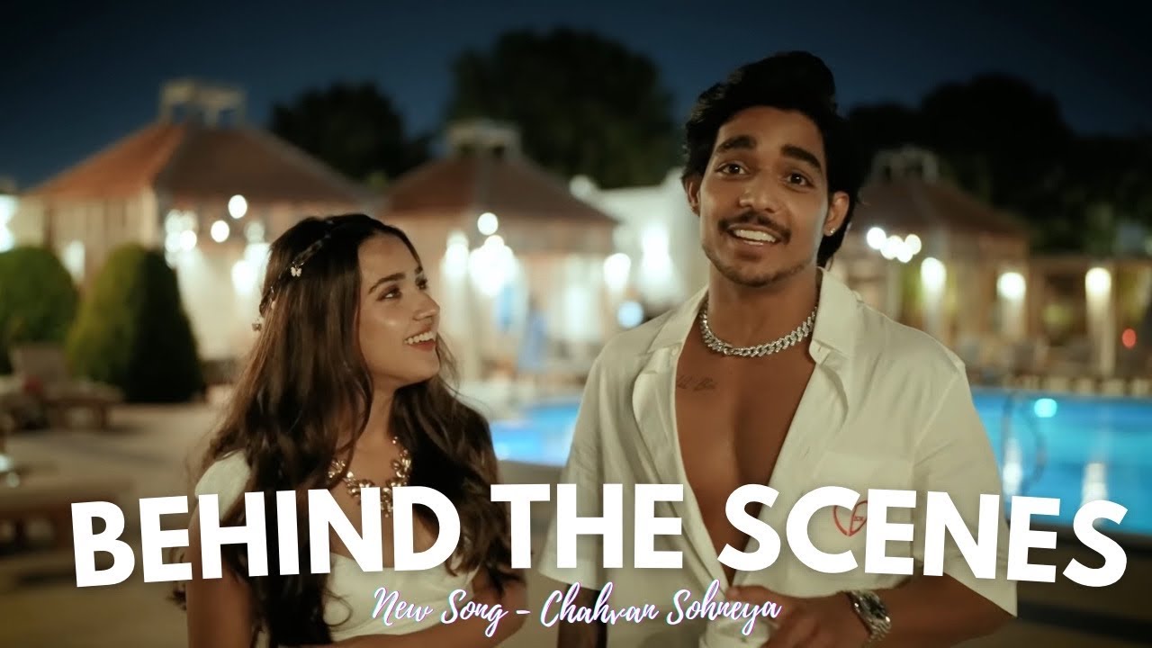 Mere Favourite Song Ka BTS 😍 - Chahvan Sohneya | Rohit Zinjurke | Roshni Walia | Punjabi Song | VLOG