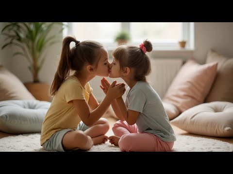 Merida and Lucy - Lesbian Kissing