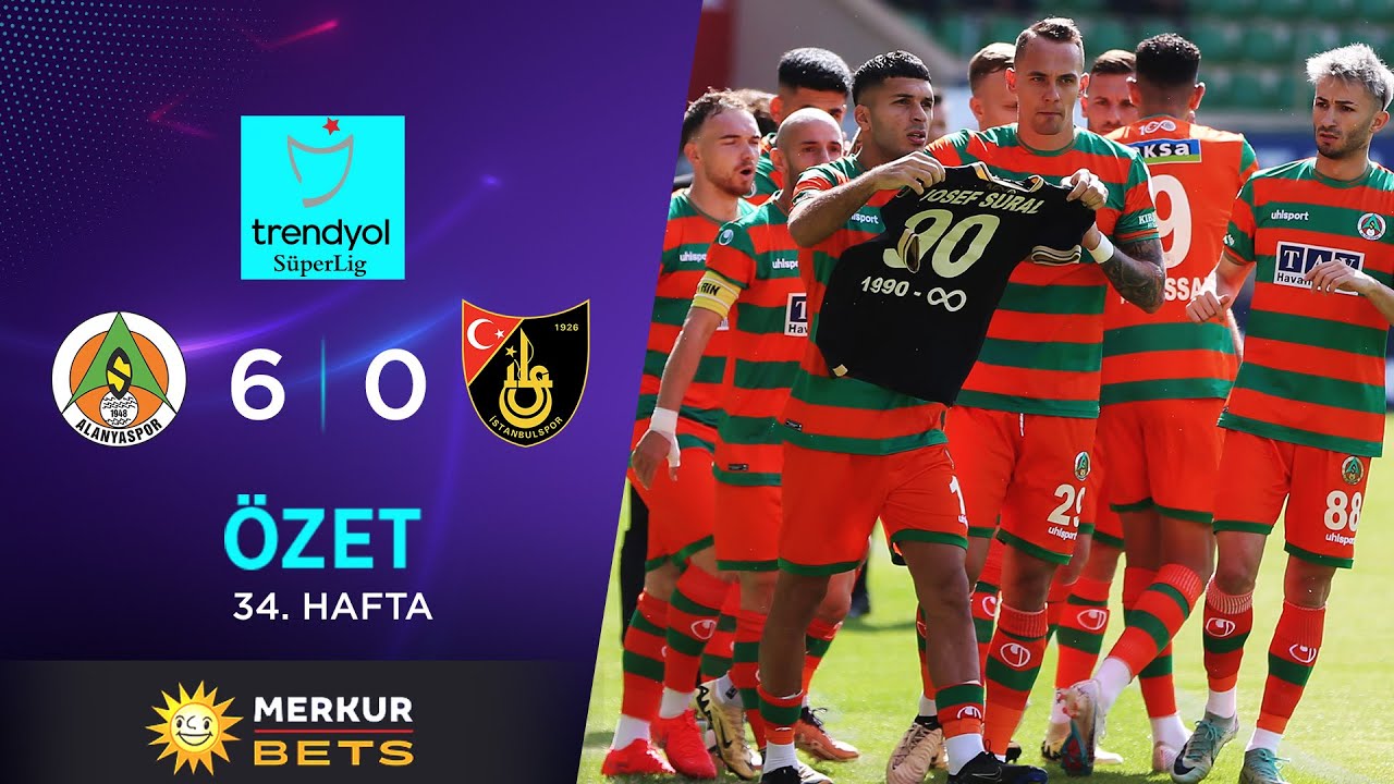 MERKUR BETS | C. Alanyaspor (6-0) İstanbulspor - Highlights/Özet | Trendyol Süper Lig - 2023/24