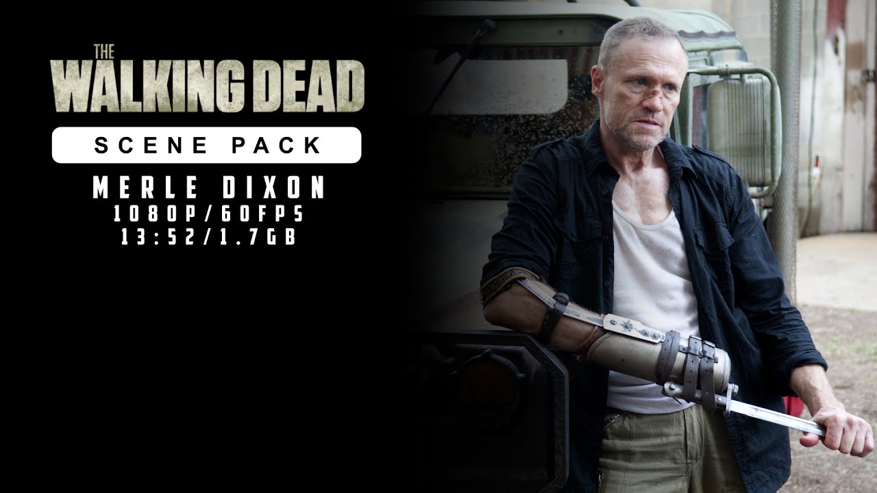 Merle Dixon Scene Pack | The Walking Dead | 1080p 60fps