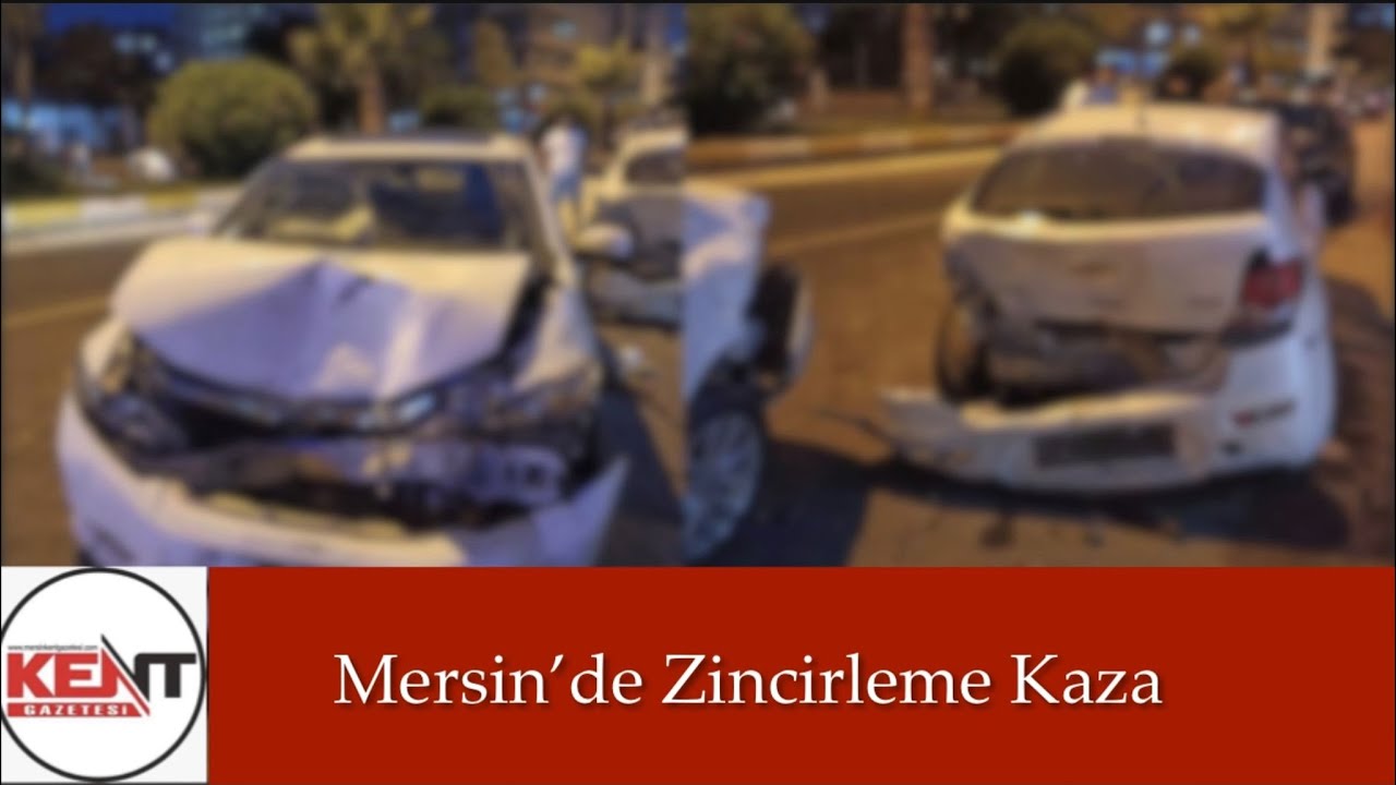 Mersin Haber-Mersin'de zincirleme kaza