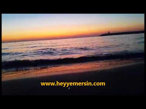 Mersin'de Gün Doğarken Muhteşem Manzara 09.01.2018